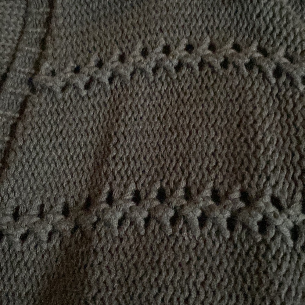 Black Open Front Cardigan Sweater - Picture 6 of 8